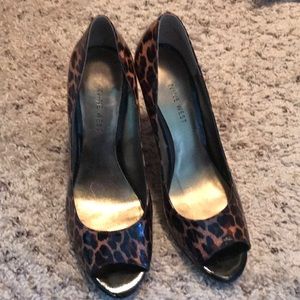 Leopard print heels
